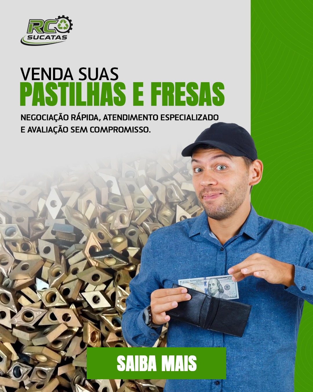 Venda suas pastilhas e fresas